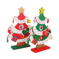 FQ marca regalo artificial ornamento hogar mini árbol de madera decoración de navidad